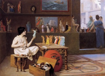 絵画が彫刻に命を吹き込む ギリシャ・アラビアのオリエンタリズム ジャン・レオン・ジェローム Oil Paintings